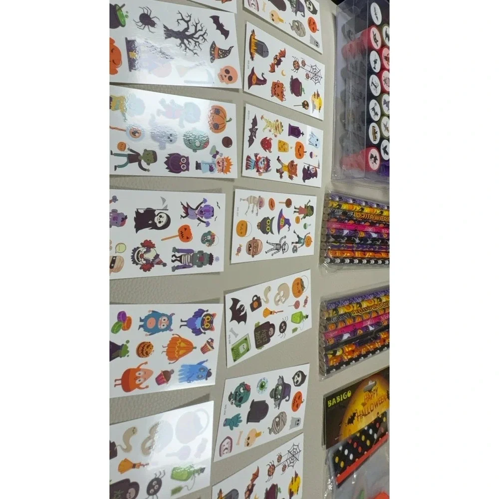 110PCS Halloween Party Favors Supplies Decorations - Trick or Treat Goodies Bag